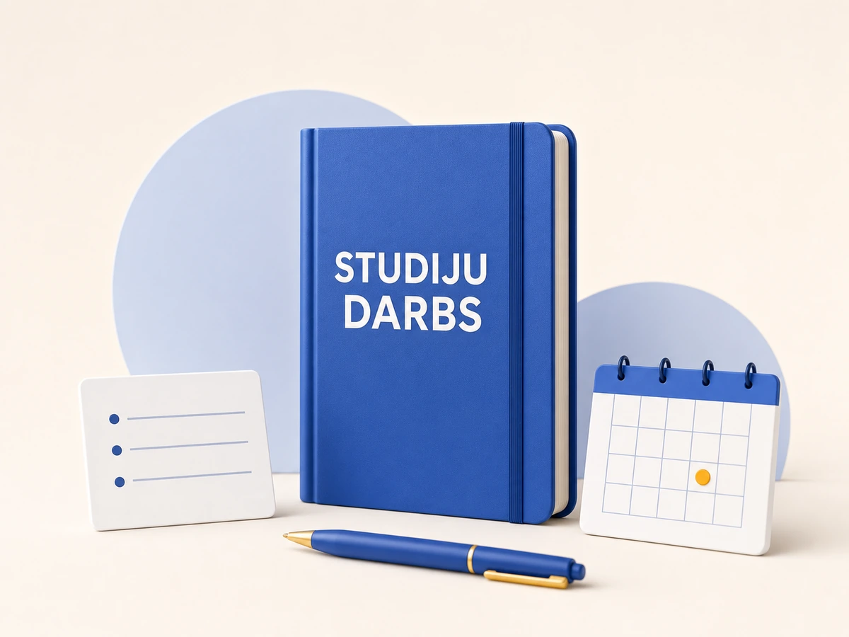 Studiju darbs, prasību saraksts un iesniegšanas termiņš
